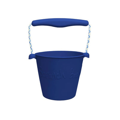 scrunch - Beach Bucket, Foldable - Midnight Blue - swanky boutique malta