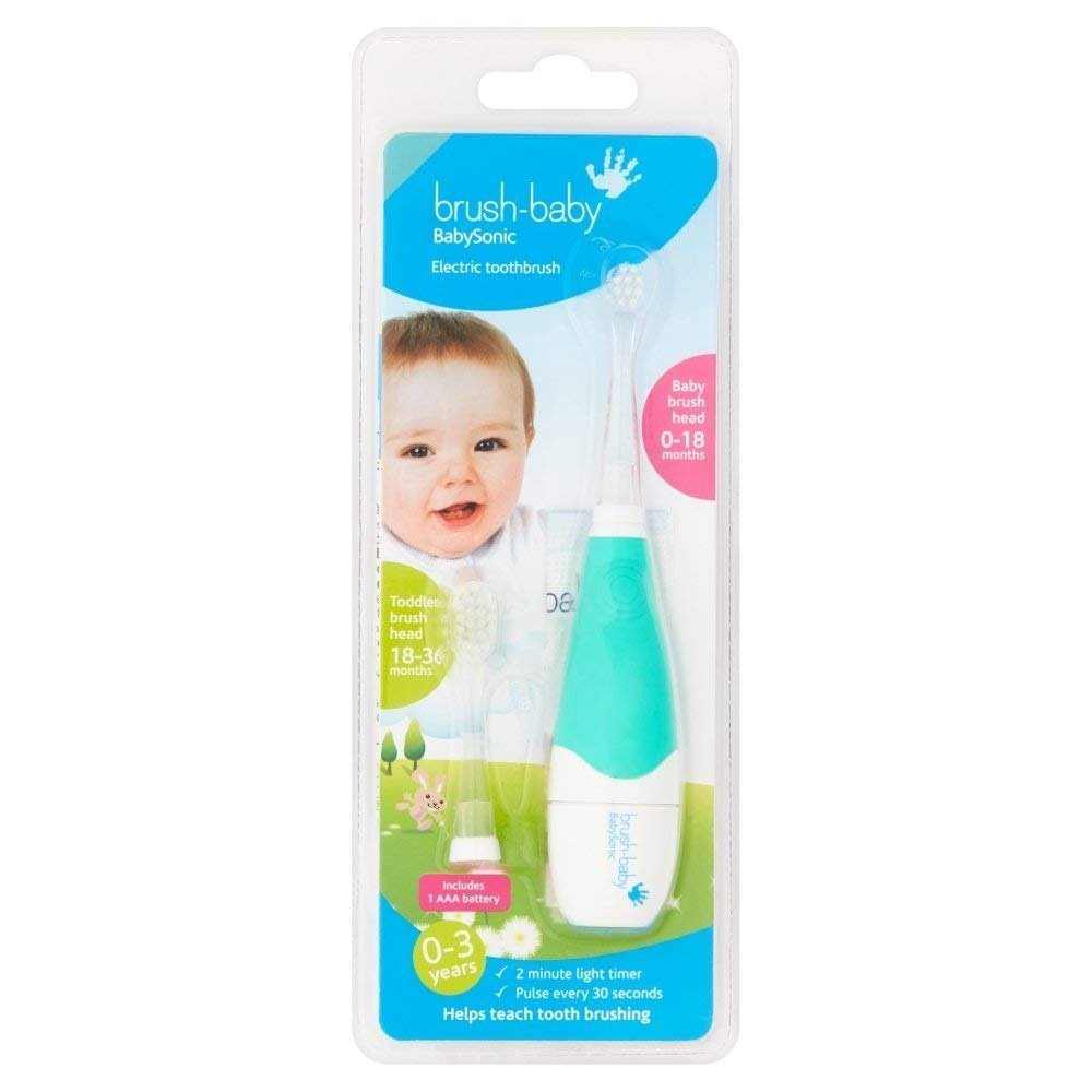 Toothbrush, Electric BabySonic (0-3 Years) Teal – Swanky Boutique