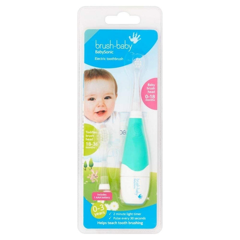 Brush Baby - Toothbrush Electric BabySonic 0-3 Years Teal - Swanky Boutique