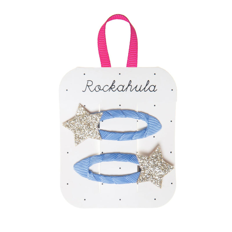 Hair Clips - Starlight Blue