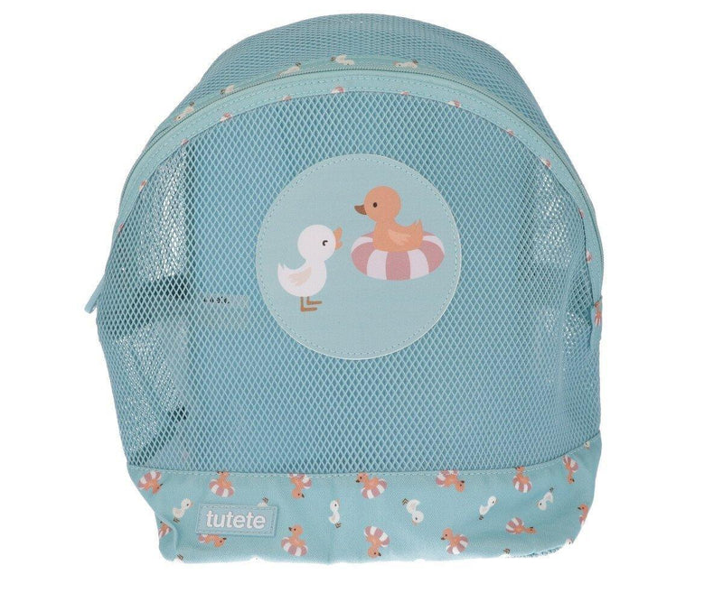 Tutete - Beach Mesh Backpack anti-Sand Blue Ducks - Swanky Boutique