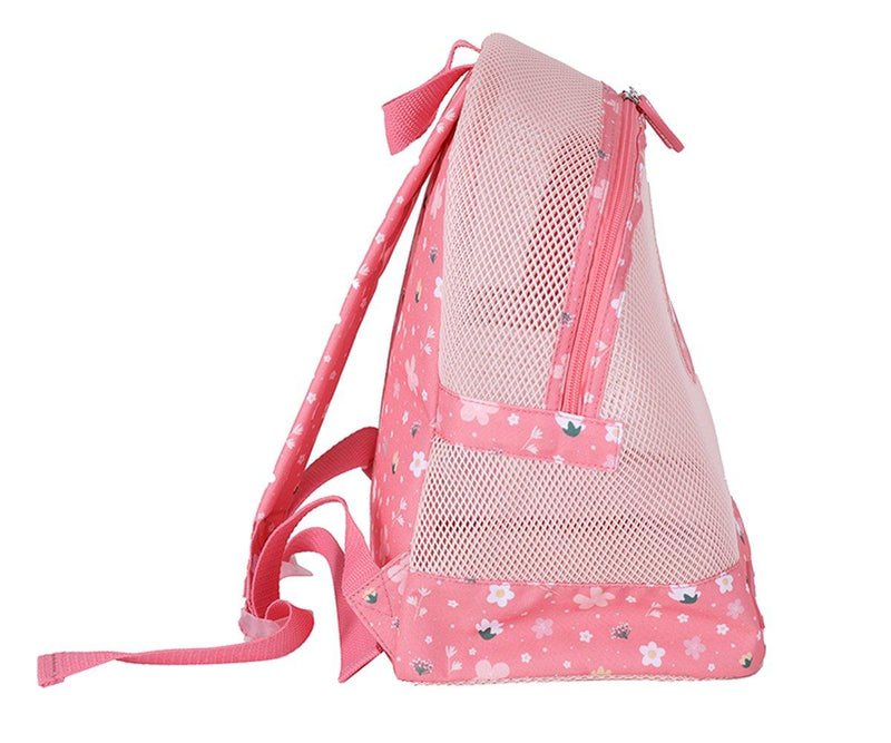 Tutete - Beach Mesh Backpack Anti-Sand Pink Flowers - Swanky Boutique