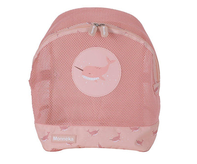 Tutete - Beach Mesh Backpack Anti-Sand Pink Whale - Swanky Boutique