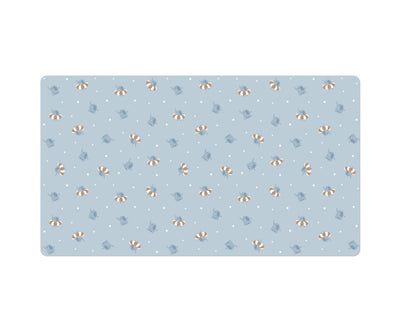 Tutete - Beach Towel Microfiber with Mesh Bag Blue Elephants - Swanky Boutique