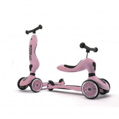 Scoot & Ride - Scooter Highwaykick 1 Rose Pink (1-5 Years Old) - Swanky Boutique