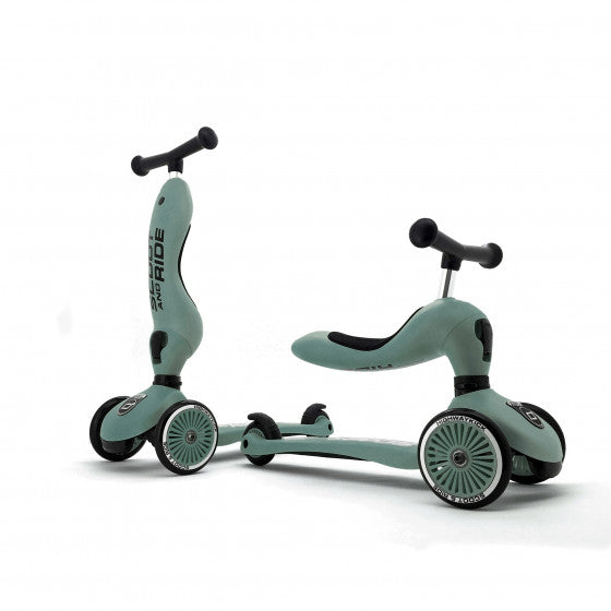 Scoot & Ride - Scooter Highwaykick 1 Forest Green (1-5 Years Old) - Swanky Boutique