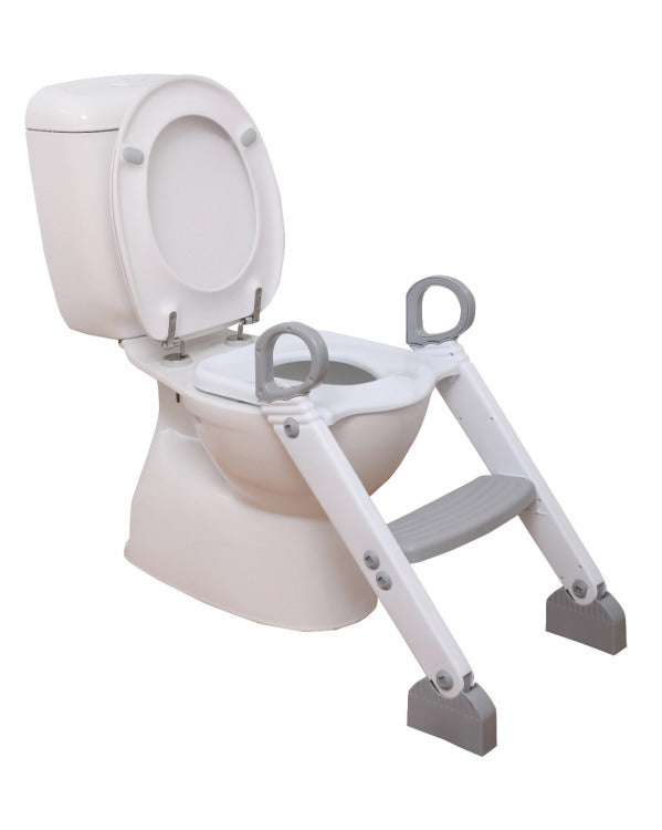 dreambaby - step up toilet topper 18+ months grey white - swanky boutique malta
