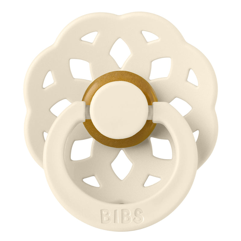 BIBS - Pacifier Boheme Size 1 (0+ Months) Ivory - Swanky Boutique