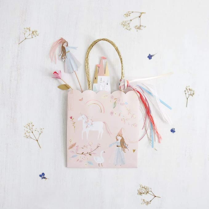 meri meri - party gift bags 8 pack princess - swanky boutique malta