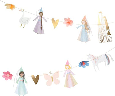 meri meri - garland 3d paper princess - swanky boutique malta