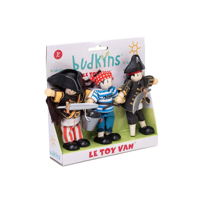 Le Toy Van - Pirates Gift Set 3 Pieces Budkins Figurines - Swanky Boutique