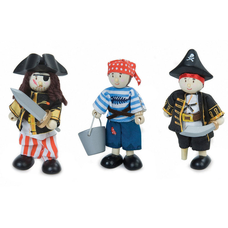 Le Toy Van - Pirates Gift Set 3 Pieces Budkins Figurines - Swanky Boutique