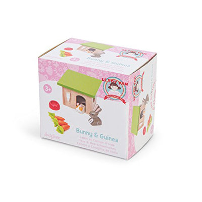 Le Toy Van - Dolls House Accessories Daisylane Bunny & Guinea Set - Swanky Boutique
