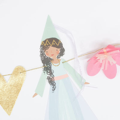 meri meri - garland 3d paper princess - swanky boutique malta