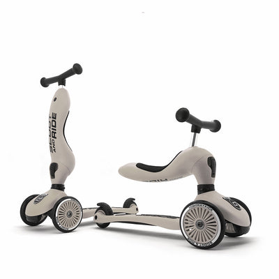 Scoot & Ride - Scooter Highwaykick 1 Ash Grey (1-5 Years Old) - Swanky Boutique