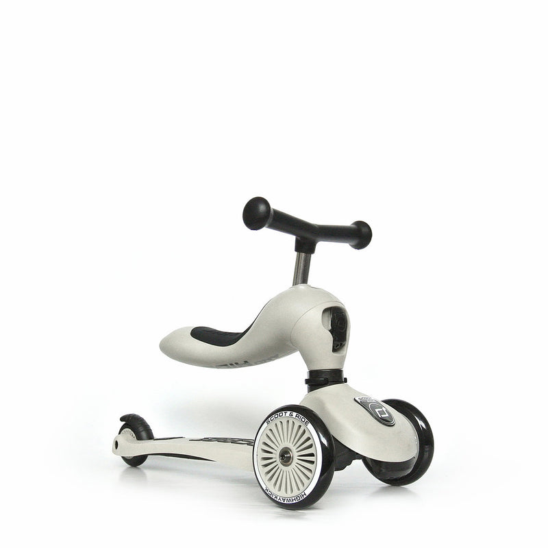 Scoot & Ride - Scooter Highwaykick 1 Ash Grey (1-5 Years Old) - Swanky Boutique