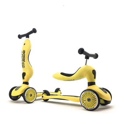 Scoot & Ride - Scooter Highwaykick 1 Lemon Yellow (1-5 Years Old) - Swanky Boutique