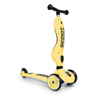 Scoot & Ride - Scooter Highwaykick 1 Lemon Yellow (1-5 Years Old) - Swanky Boutique