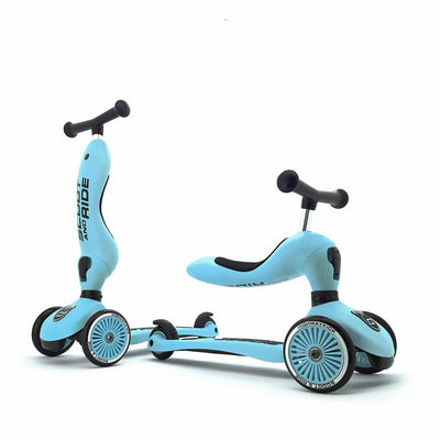 Scoot & Ride - Scooter Highwaykick 1 Blueberry Blue (1-5 Years Old) - Swanky Boutique