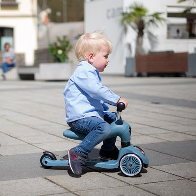 Scoot & Ride - Scooter Highwaykick 1 Steel Blue (1-5 Years Old) - Swanky Boutique