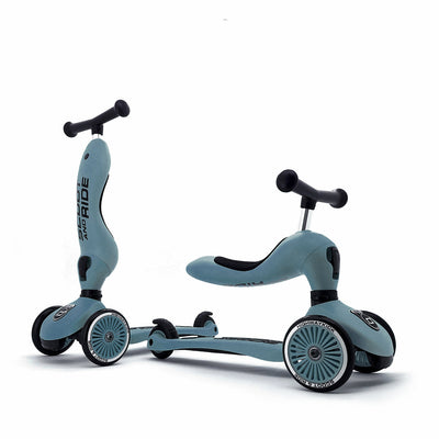 Scoot & Ride - Scooter Highwaykick 1 Steel Blue (1-5 Years Old) - Swanky Boutique