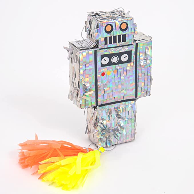 meri meri - pinata robot - swanky boutique malta