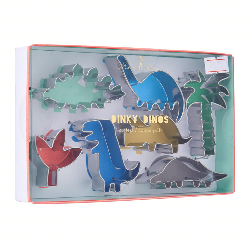 meri meri - cookie cutters 7 pack dinky dino - swanky boutique malta