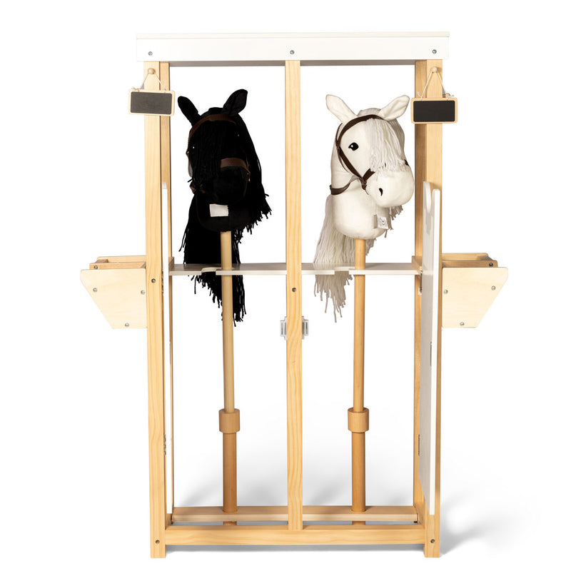 By Astrup - Hobby Horse White Spotted (Incl Backpack) - Swanky Boutique
