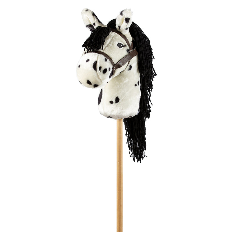 By Astrup - Hobby Horse White Spotted (Incl Backpack) - Swanky Boutique