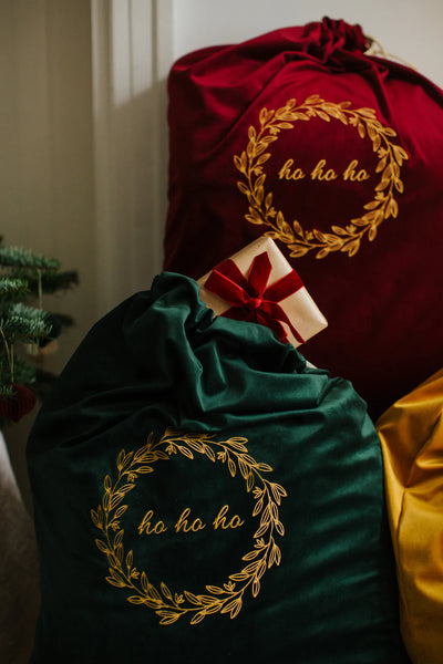 Betty's Home - Christmas Sack Velvet Old Rose - Swanky Boutique