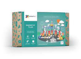 Magnetic Tiles, Rainbow - Ball Run Pack (92 Pieces)
