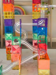 Connetix - Magnetic Tiles Rainbow Ball Run Pack 92 Pieces - Swanky Boutique