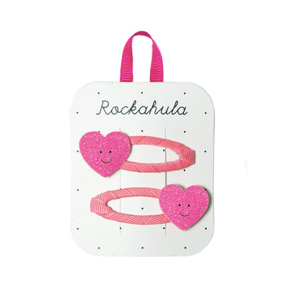 rockahula kids - Hair Accessories, Clips - Happy Hearts - swanky boutique malta