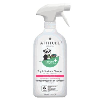 Attitude - Toy & Surface Cleaner Spray Fragrance Free 800ml - Swanky Boutique