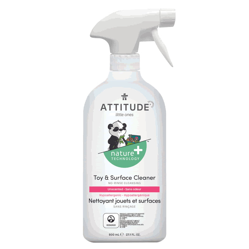 Attitude - Toy & Surface Cleaner Spray Fragrance Free 800ml - Swanky Boutique