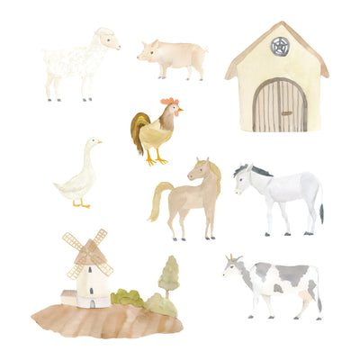 thats mine - Wall Stickers (9 Stickers)- A Day at The Farm - swanky boutique malta