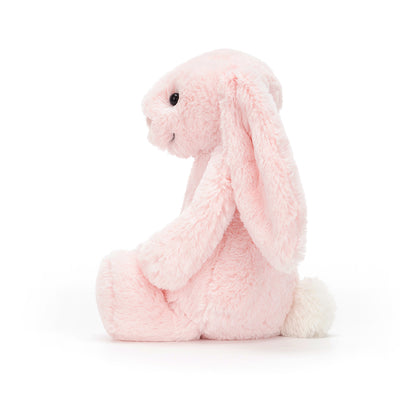 jellycat - soft toy bashful bunny pink medium h31cm- swanky boutique malta