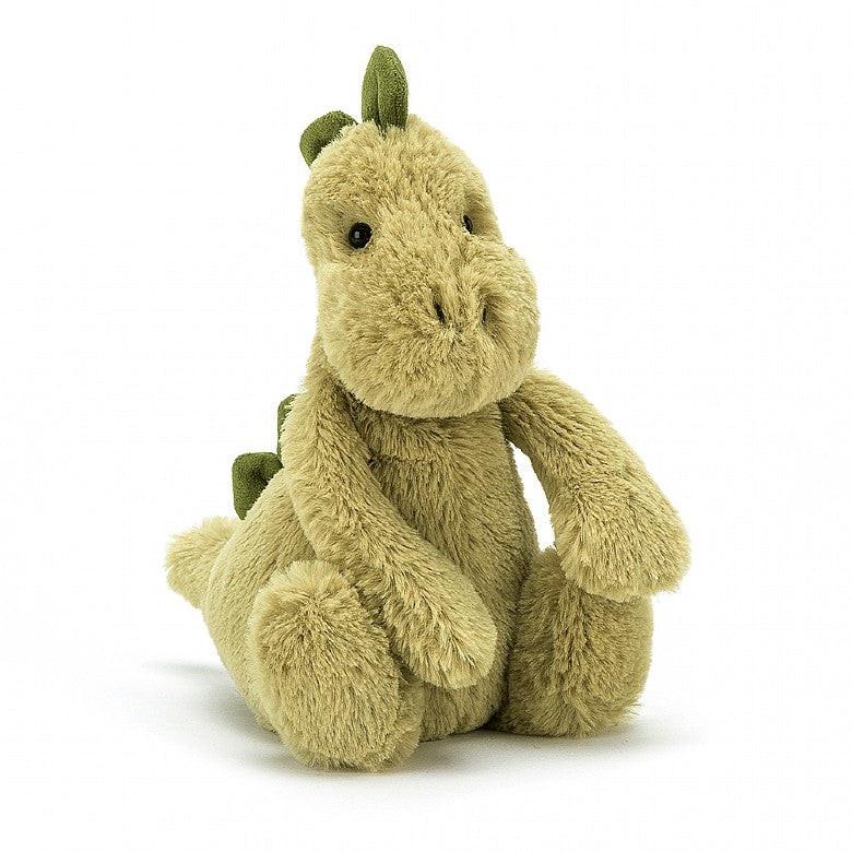 jellycat - soft toy bashful dino various sizes - swanky boutique malta