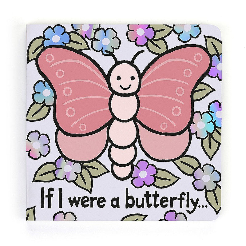 jellycat - if i were a butterfly book board book - swanky boutique malta