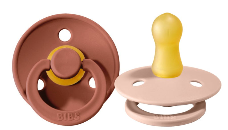 Pacifiers 2-pack, Size 1 (0+ months) - Woodchuck & Blush