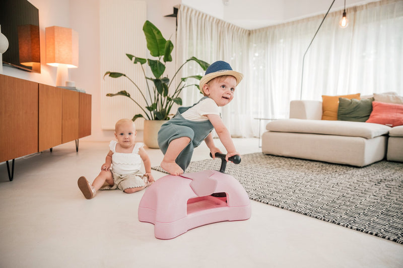 Scoot & Ride - My First 3-in-1 Baby Walker Ride-on & Rolling Board 6+ Months Rose - Swanky Boutique