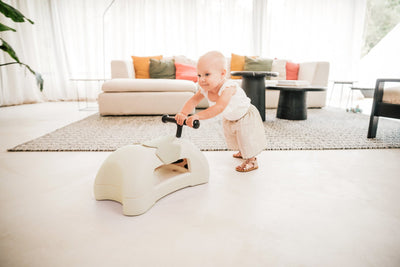 Scoot & Ride - My First 3-in-1 Baby Walker Ride-on & Rolling Board 6+ Months Sand - Swanky Boutique