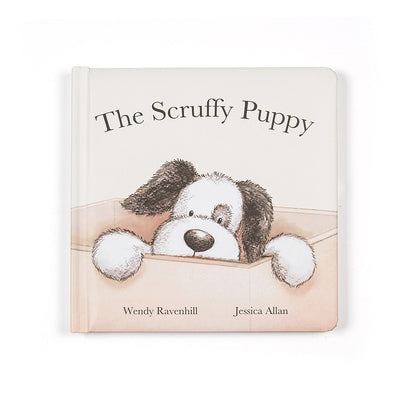 jellycat - the scruffy puppy book hardback book - swanky boutique malta