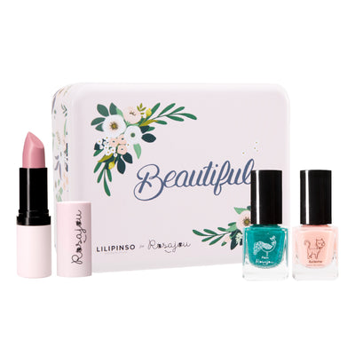 rosajou - Makeup Gift Set in Metal Box - Beautiful - swanky boutique malta