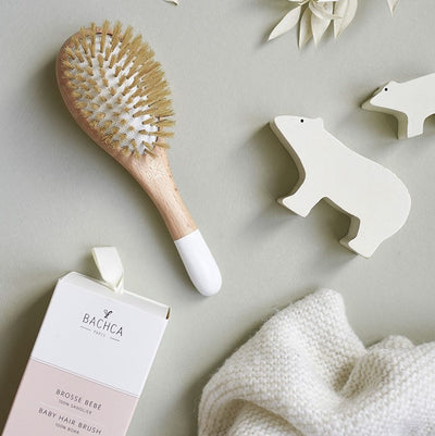 Bachca - Hair Brush Baby Natural White - Swanky Boutique