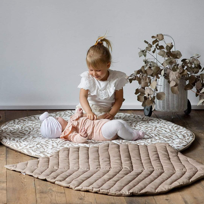 Floor Playmat, Luxe Nappy Free Mats - Tan