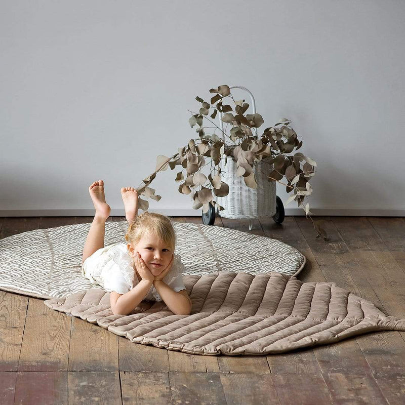 toddlekind - Quilted Cotton Reversible Playmats | Tan (123cm) - swanky boutique malta