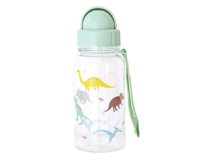 Tutete - Straw Bottle 500ml Mint Dinosaur - Swanky Boutique