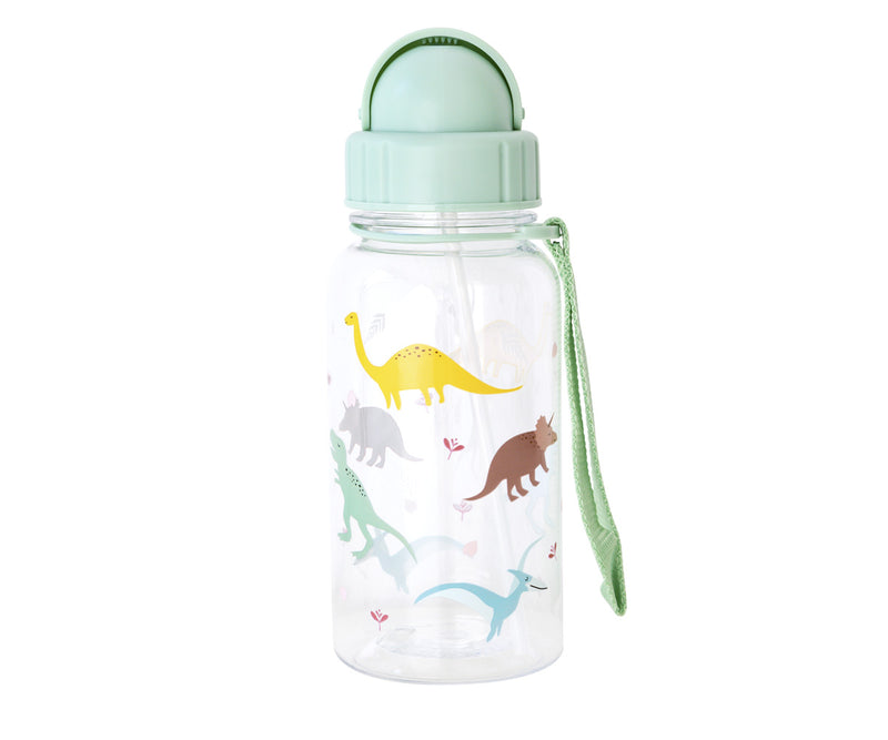 Tutete - Straw Bottle 500ml Mint Dinosaur - Swanky Boutique