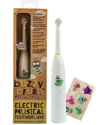 jack n' jill - toothbrush electrical musical buzzy brush 3+ years - swanky boutique malta